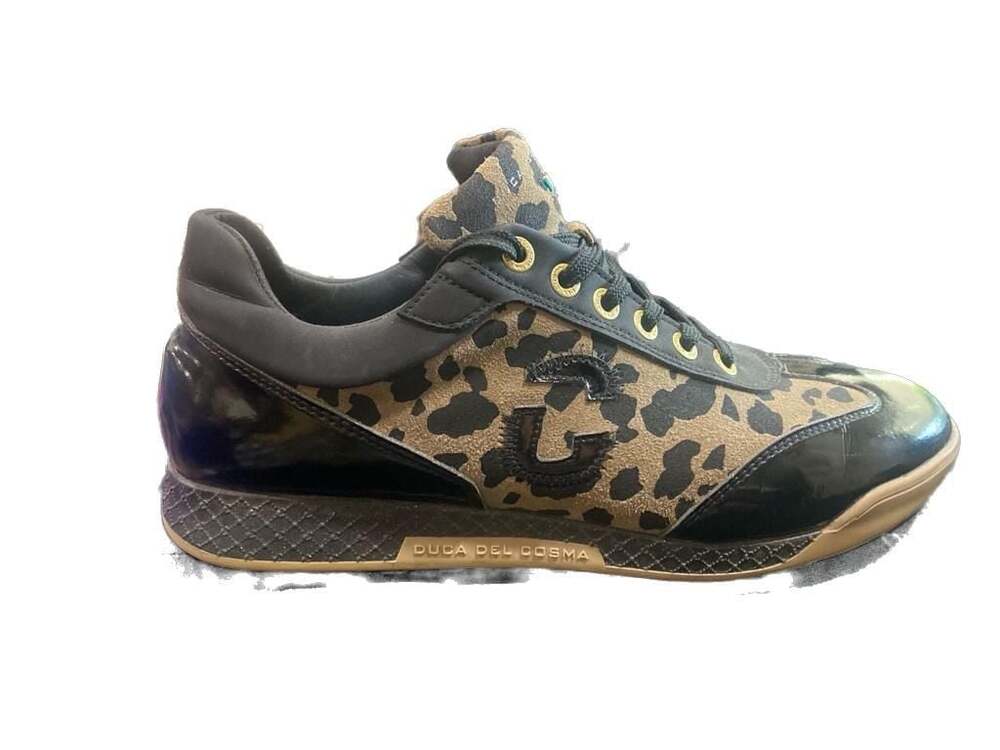 Duca del Cosma Kubana Leopard Print Golf Shoes Women's Size 8.5